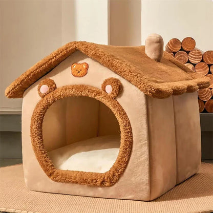 Foldable Pet House – Washable Cat & Puppy Bed