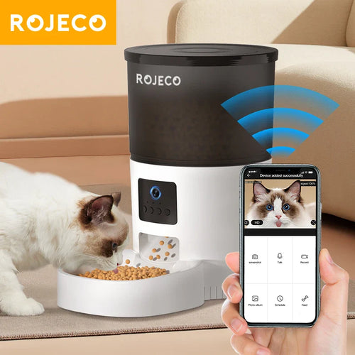 Automatic Cat Feeder w/ Camera & Voice
