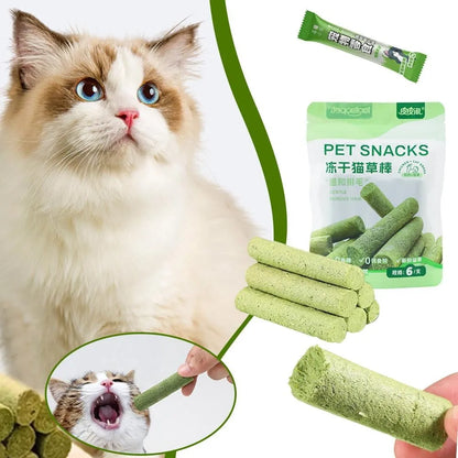 Organic Dried Cat Grass Sticks