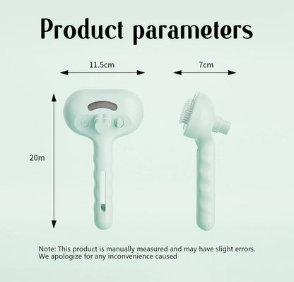 USB Dog Steam Massage Comb – Soft Teeth