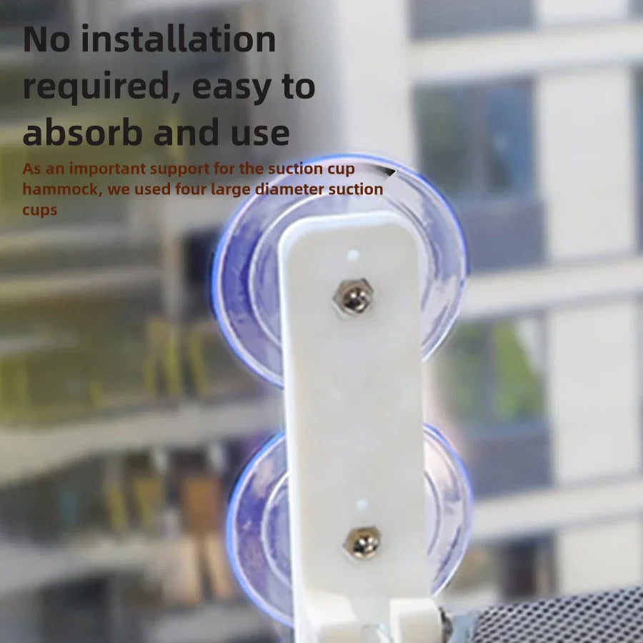 Foldable Cat Hammock – Window Mesh Platform