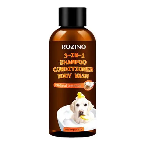 3-in-1 Dog Shampoo & Conditioner – Organic Coconut Odor Eliminator