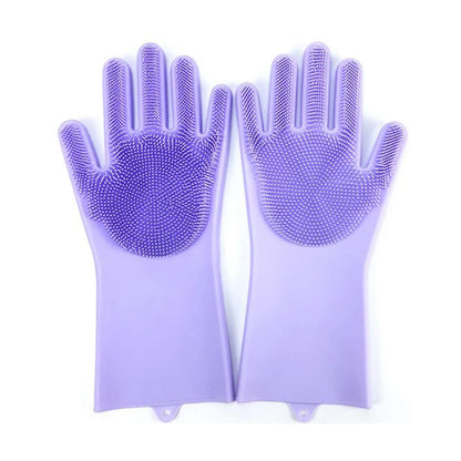 Pet Grooming Silicone Gloves – Hair Removal