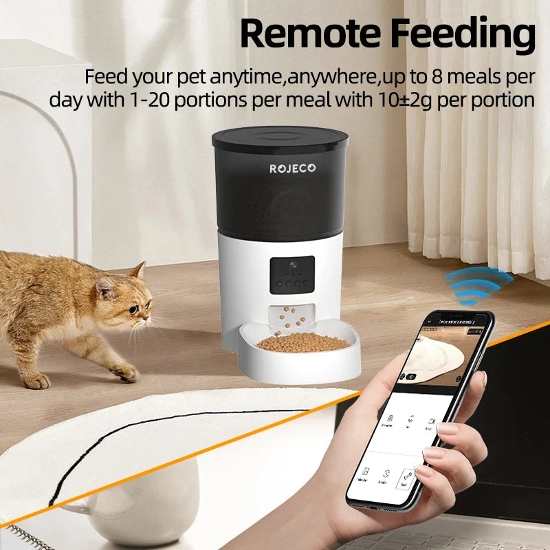 Automatic Cat Feeder w/ Camera & Voice