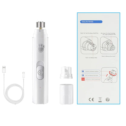 Electric Dog Nail Grinder – USB Rechargeable