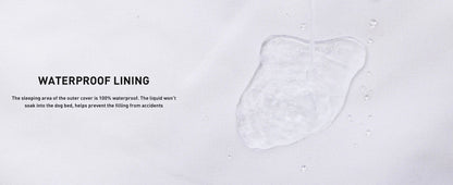 Jumbo Waterproof Dog Bed – Extra Large Washable Pet Bed with Removable Cover (47×29)