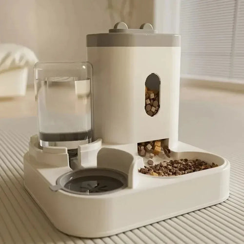 Automatic Pet Feeder & Water Fountain – Large Capacity Dispenser Set