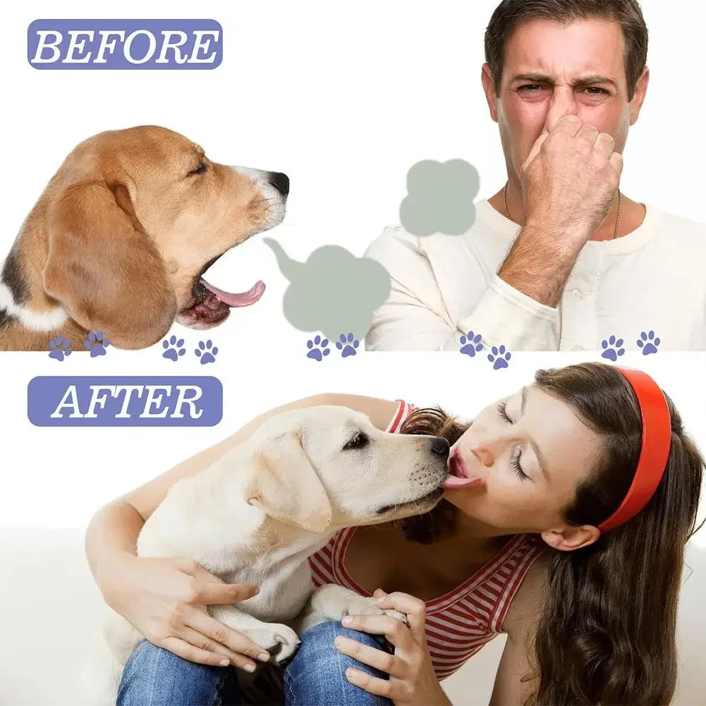 Pet Teeth Cleaning Spray – Anti-Tartar & Bad Breath Oral Care