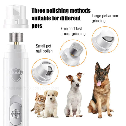 Electric Dog Nail Grinder – USB Rechargeable
