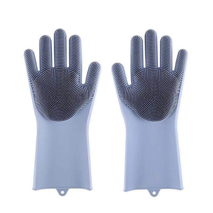 Pet Grooming Silicone Gloves – Hair Removal