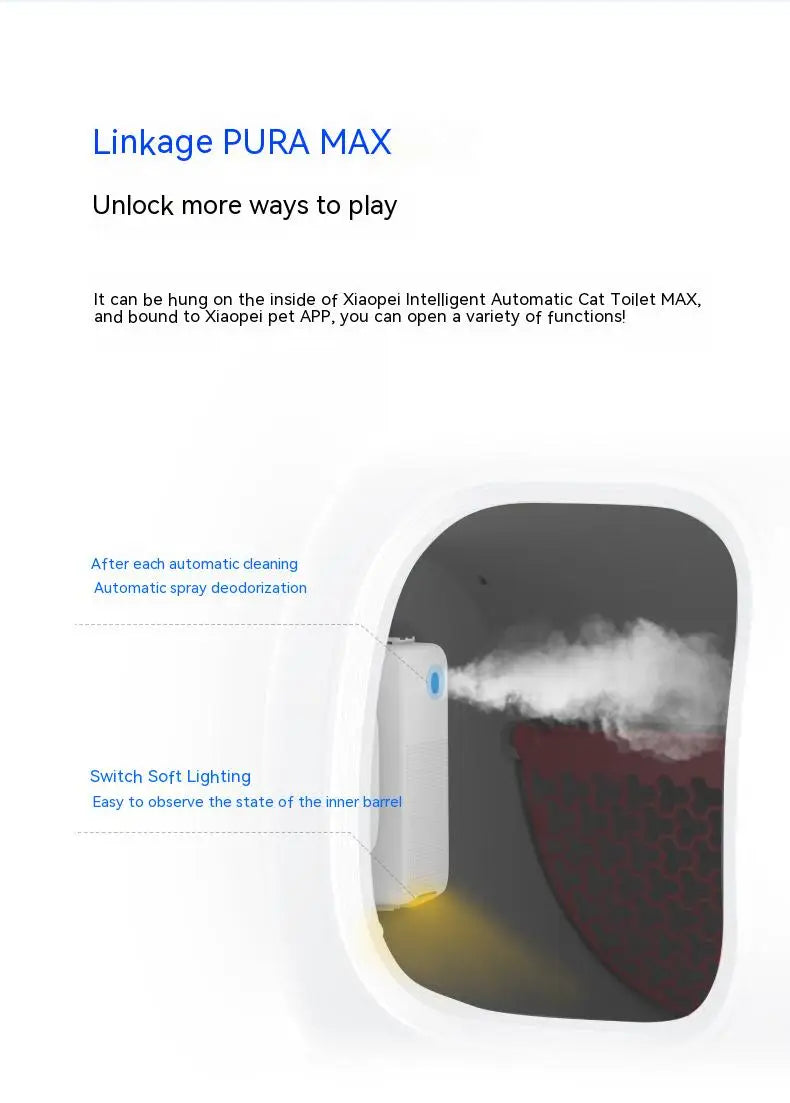 PURA MAX Cat Litter Box Accessory – Odor Eliminator