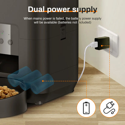 Smart Pet Feeder – Timed Slow Food Dispenser