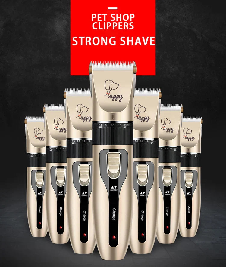 Pet Hair Clipper & Trimmer Set – Cordless Electric