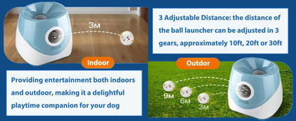 Automatic Dog Ball Launcher – Rechargeable Interactive Toy