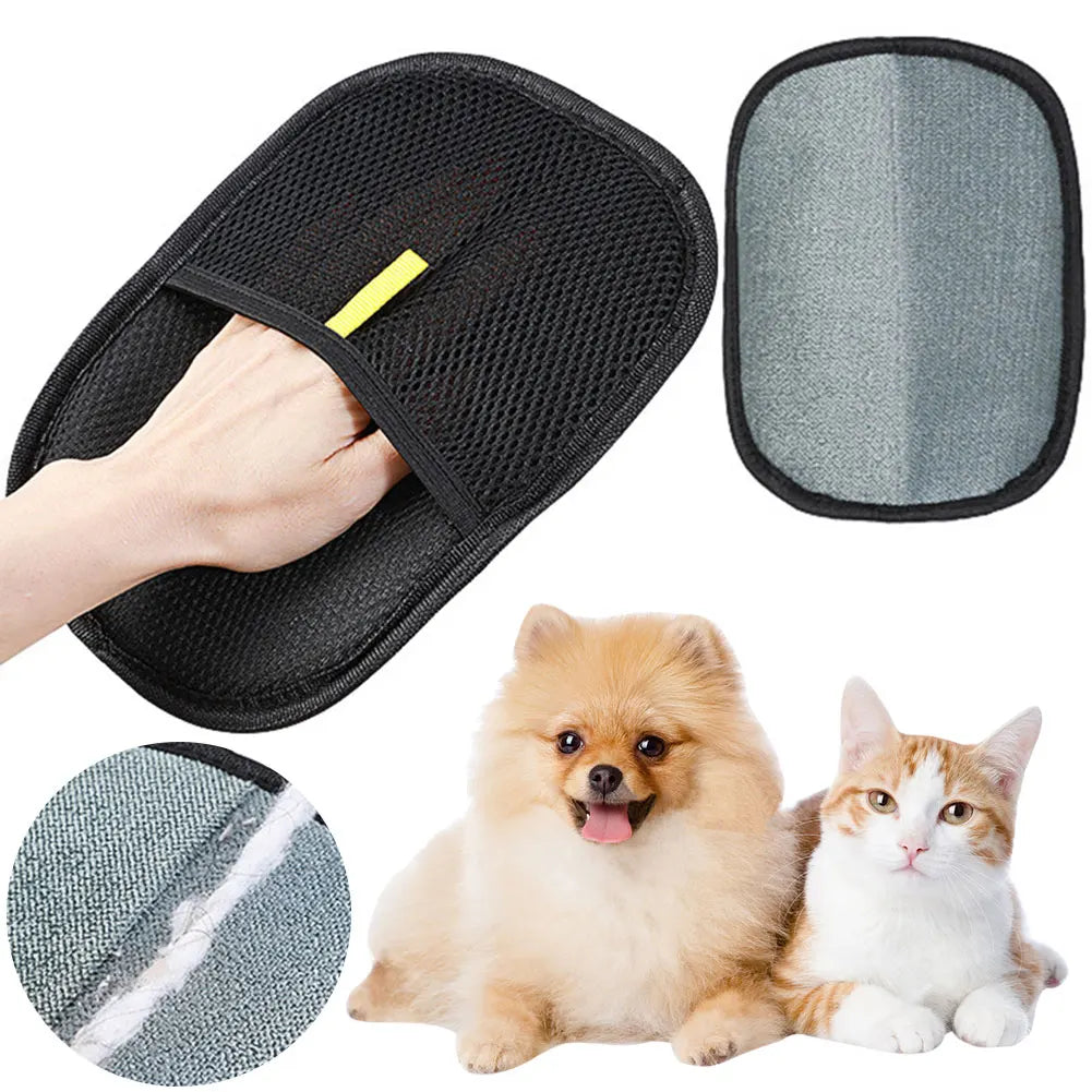 Pet Deshedding Gloves – Hair Remover