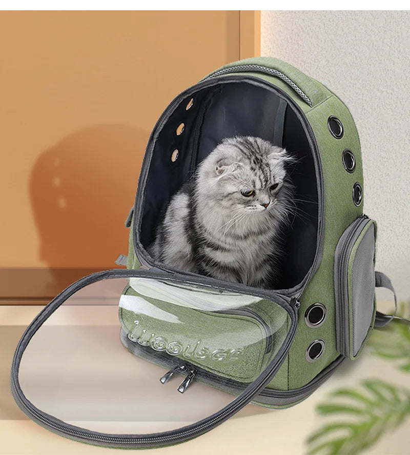 Transparent Cat Travel Backpack Carrier