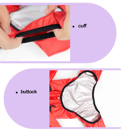 The Dog Face Waterproof Raincoat – Reflective Jumpsuit for Dogs