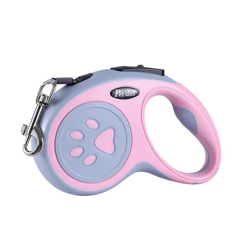 Nylon Retractable Dog Leash 3-5m