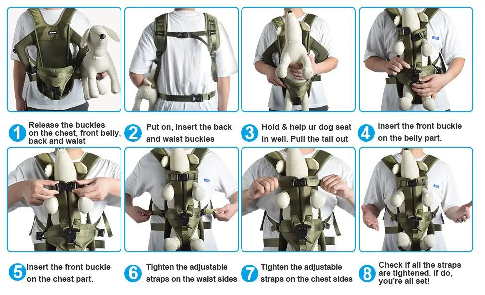 Breathable Dog & Cat Carrier Backpack