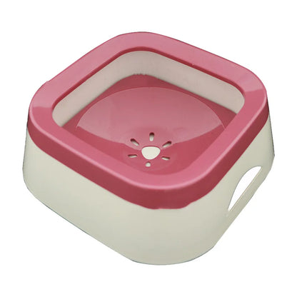 Anti-Splash Water Bowl for Dogs – 1L Large Capacity Spill-Proof Drinking Bowl
