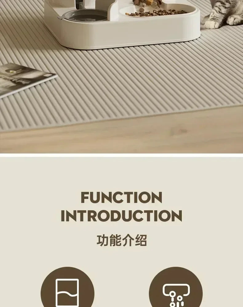 Automatic Pet Feeder & Water Fountain – Large Capacity Dispenser Set