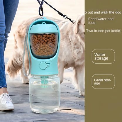 Portable Pet Water Bottle – Food & Water Container for Outdoor Travel