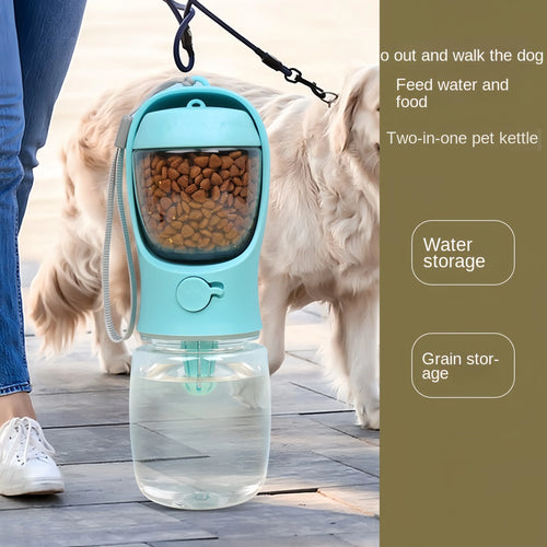 Portable Pet Water Bottle – Food & Water Container for Outdoor Travel