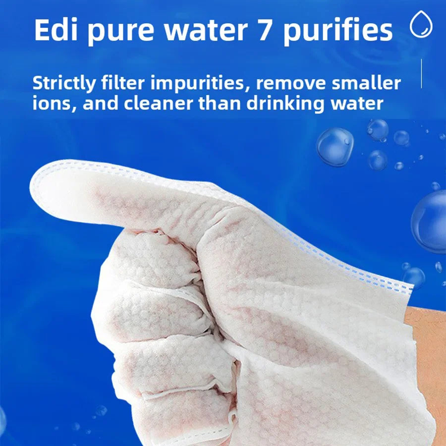 Wash-Free Pet Bath Gloves – 80pcs Disposable