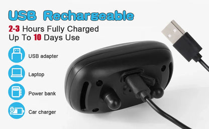 Anti-Bark Dog Training Collar – Rechargeable Ultrasonic Device