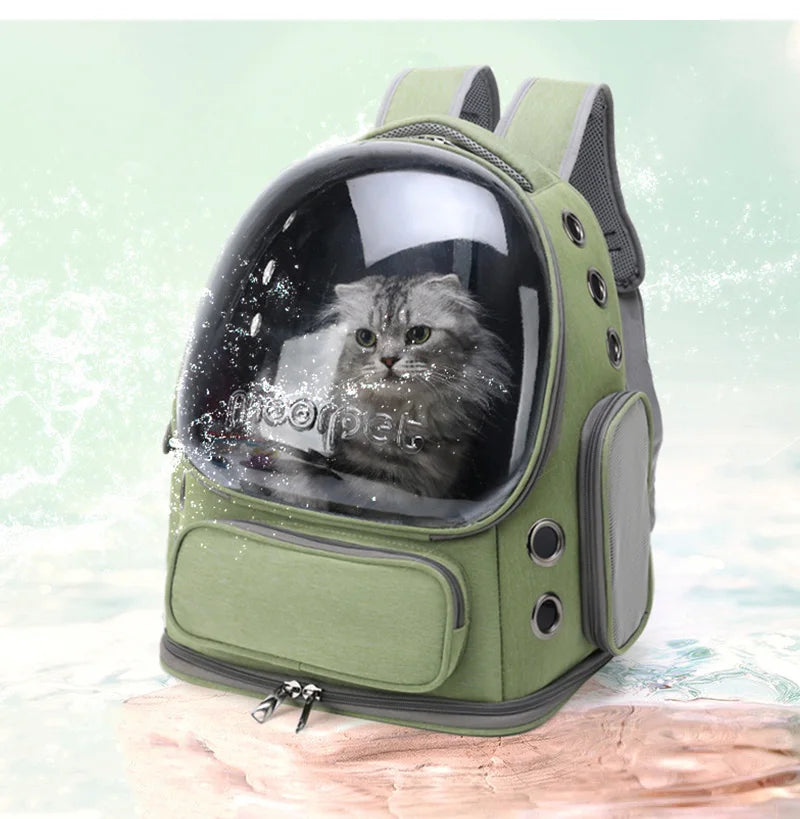 Transparent Cat Travel Backpack Carrier