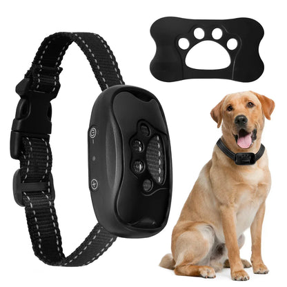 Anti-Bark Dog Training Collar – Rechargeable Ultrasonic Device