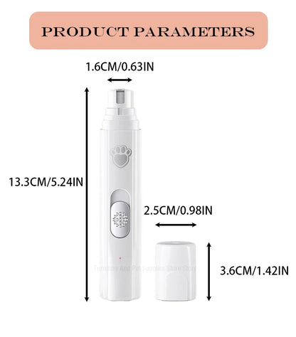 Electric Dog Nail Grinder – USB Rechargeable