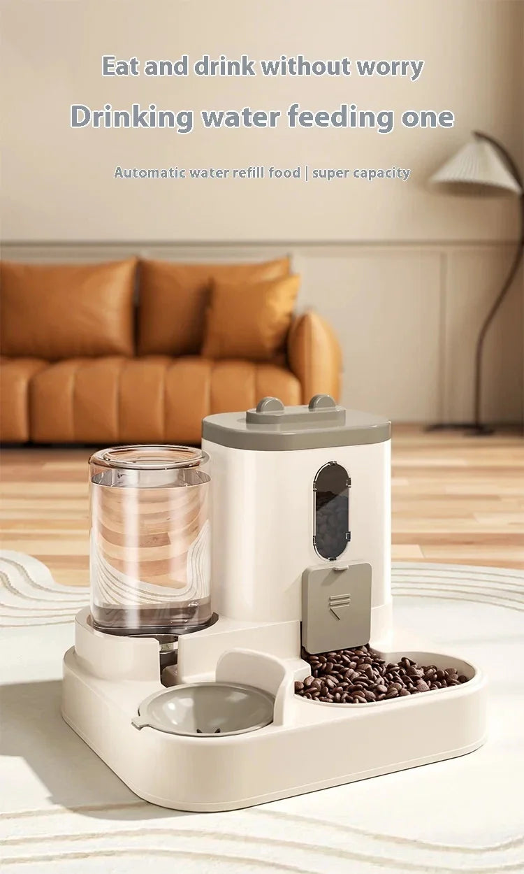Timed Automatic Pet Feeder – Smart Food Dispenser & Slow-Feed Bowl