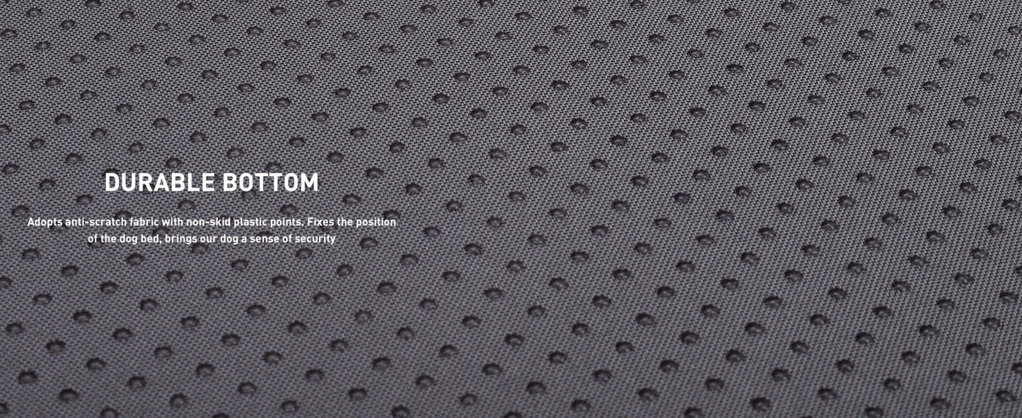 Jumbo Waterproof Dog Bed – Extra Large Washable Pet Bed with Removable Cover (47×29)